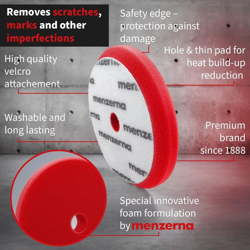 menzerna Deep Scratch Remover Kit I Car polishing Set with Heavy Cut 1000 (16oz) and 6 Inch Polishing Pad I Deep Scratch Remover Kit for All Types of Vehicles - Image 5